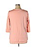Purejill Pink 3/4 Sleeve Top Size XL - photo 2