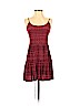 Mudd 100% Rayon Burgundy Casual Dress Size L - photo 1