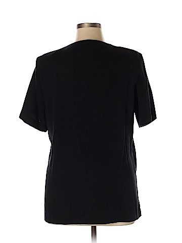 Alfred Dunner Short Sleeve Button-Down Shirt (view 2)