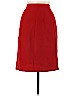 Armani Collezioni 100% Wool Red Wool Skirt Size 10 - photo 1