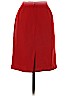 Armani Collezioni 100% Wool Red Wool Skirt Size 10 - photo 2