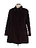Cinzia Rocca Burgundy Wool Coat Size 14 - photo 1