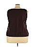 Preview International Brown Sleeveless Blouse Size 3X - photo 2