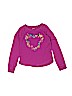 Gap Kids 100% Cotton Graphic Purple Long Sleeve T-Shirt Size 6 - 7 - photo 1