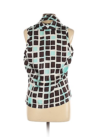 Per Se By Carlisle Sleeveless Silk Top (view 2)