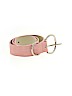 New York & Company 100% Leather Solid Pink Leather Belt Size M - photo 1