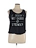 F.I.T. (fashion inspire train) 100% Cotton Black Tank Top Size XL - photo 1