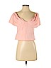 LPA Pink Short Sleeve Blouse Size S - photo 1