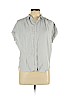 Madewell 100% Viscose White Short Sleeve Blouse Size XXS - photo 1