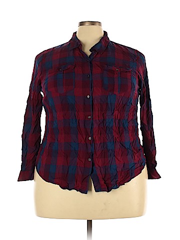 Cato Long Sleeve Button-Down Shirt (view 1)