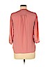 H&M 100% Polyester Pink Long Sleeve Blouse Size 6 - photo 2