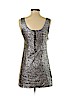 Guess 100% Polyester Silver Cocktail Dress Size 1 - photo 2