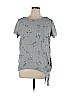 LC Lauren Conrad 100% Rayon Gray Short Sleeve Blouse Size XL - photo 1