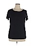 Talbots Black Short Sleeve Top Size 0X - photo 1
