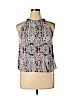 Elodie 100% Rayon Blue Sleeveless Blouse Size XL - photo 1