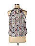 Elodie 100% Rayon Blue Sleeveless Blouse Size XL - photo 2