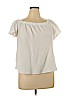 Adiva 100% Cotton White Short Sleeve Blouse Size XL - photo 1