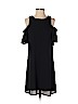 City Streets 100% Polyester Black Casual Dress Size 4 - photo 1