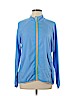 Adidas 100% Polyester Blue Track Jacket Size L - photo 1