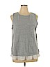 Ann Taylor LOFT Gray Sleeveless Top Size XL - photo 1