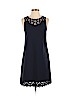 J. Crew Factory Store Blue Casual Dress Size 2 (petite) - photo 1