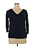 Roz & Ali Blue Pullover Sweater Size XL - photo 1
