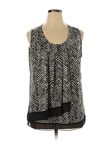 Roz & Ali Sleeveless Blouse (view 1)