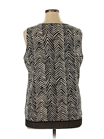 Roz & Ali Sleeveless Blouse (view 2)