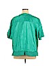 Chaus 100% Polyester Green 3/4 Sleeve Blouse Size 1X - photo 2