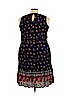 Old Navy 100% Rayon Blue Casual Dress Size XXL - photo 2