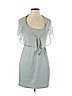 BCBGeneration 100% Cotton Gray Cocktail Dress Size 1X - photo 1