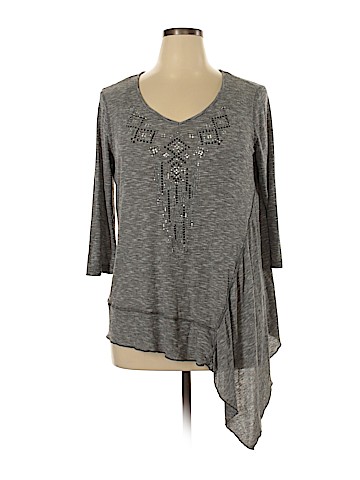 Live and Let Live 3/4 Sleeve Top (view 1)