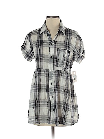 Free People Short Sleeve Button-Down Shirt (view 1)