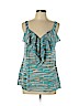 Banana Republic 100% Silk Blue Sleeveless Silk Top Size 12 (petite) - photo 1