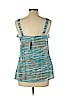 Banana Republic 100% Silk Blue Sleeveless Silk Top Size 12 (petite) - photo 2