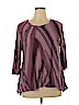 Simply Vera Vera Wang Pink 3/4 Sleeve Top Size XL - photo 1