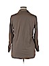 Lands' End Brown Long Sleeve Top Size 0X - photo 2