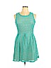 En Focus Studio 100% Polyester Blue Casual Dress Size 14 - photo 1
