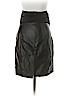Noir 100% Polyester Black Faux Leather Skirt Size S - photo 2