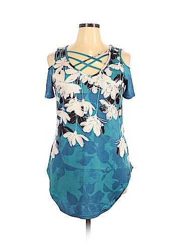 Simply Aster By Firmiana Short Sleeve Top (view 1)