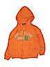 Hang Ten 100% Cotton Orange Zip Up Hoodie Size 9 - photo 1