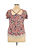 Rewind Pink Short Sleeve Top Size L - photo 2