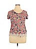 Rewind Pink Short Sleeve Top Size L - photo 1