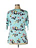 Belle + Sky Blue Short Sleeve Top Size XL - photo 2