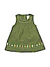 Gymboree 100% Cotton Print Green Dress Size 6-12 mo - photo 1