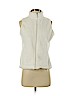 Croft & Barrow 100% Polyester White Faux Fur Vest Size S (petite) - photo 1