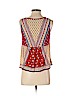 Patrons of Peace 100% Rayon Red Sleeveless Blouse Size S - photo 2