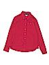 Wrangler Jeans Co 100% Cotton Red Long Sleeve Button-Down Shirt Size XL (kids) - photo 1
