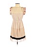 Ann Taylor LOFT 100% Polyester Tan Casual Dress Size 00 (petite) - photo 1