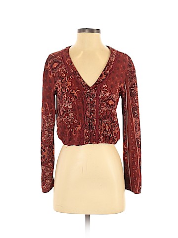 Kendall & Kylie Long Sleeve Blouse (view 1)